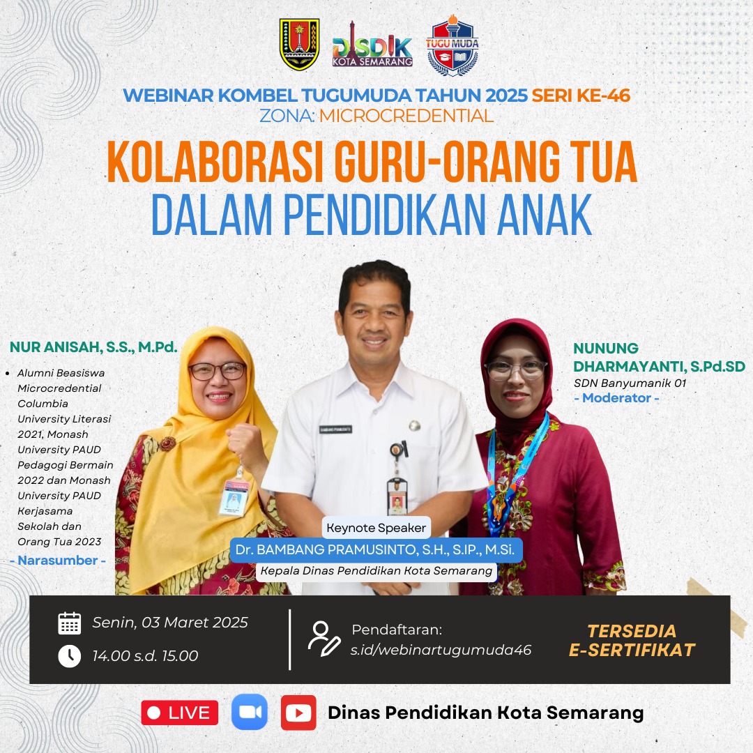 WEBINAR KOMUNITAS BELAJAR TUGUMUDA SERI KE-46